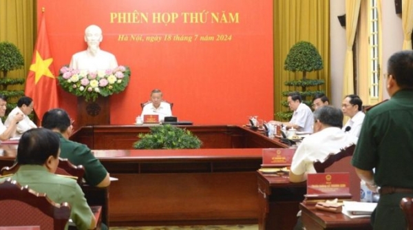 Chủ tịch nước Tô Lâm chủ trì Phiên họp thứ 5 Hội đồng Quốc phòng và An ninh