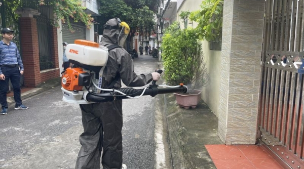 UBND quận Lê Chân ra quân xử lý ổ dịch sốt xuất huyết Dengue