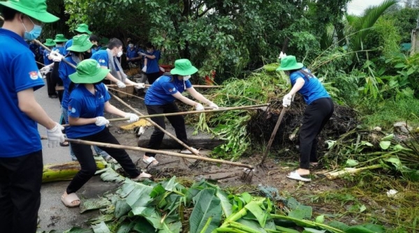 TP.HCM: Quận 12 tổ chức lễ ra quân lần thứ 154 "Ngày chủ nhật xanh"