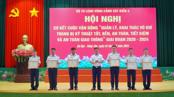 BTL Vùng Cảnh sát Biển 3: Quản lý, khai thác vũ khí, trang bị kỹ thuật tốt, bền, an toàn, tiết kiệm