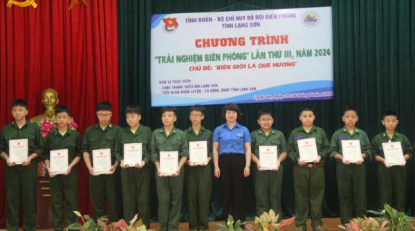 Lạng Sơn: Tổng kết Chương trình “Trải nghiệm Biên phòng” năm 2024