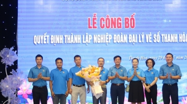 Công bố quyết định thành lập Nghiệp đoàn Đại lý vé số Thanh Hóa