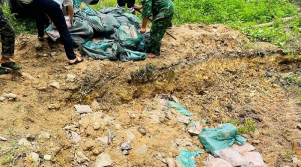 Hải quan Chi Ma, Lạng Sơn bắt giữ 910 kg chân lợn đông lạnh