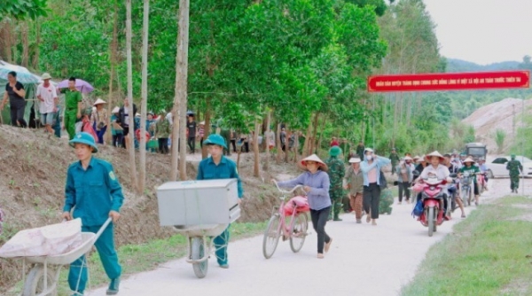 Lạng Sơn: Tổng duyệt chương trình diễn tập phòng chống lụt bão, tìm kiếm cứu nạn