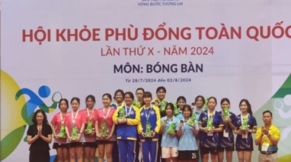 Lạng Sơn: Đứng thứ 16 trên bảng tổng sắp huy chương tại Hội khoẻ Phù Đổng toàn quốc lần thứ X năm 2024