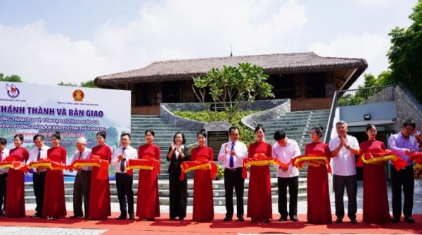 Khánh thành và bàn giao Di tích Trường dạy làm báo Huỳnh Thúc Kháng do Petrovietnam tài trợ