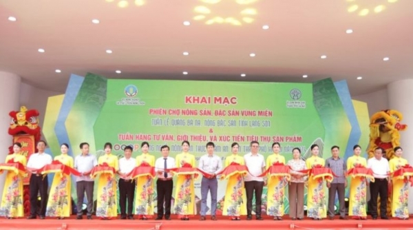 Khai mạc tuần lễ quảng bá na, nông đặc sản Lạng Sơn tại Hà Nội năm 2024