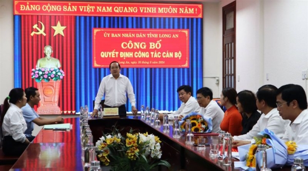 Bổ nhiệm ông Nguyễn Tấn Lực giữ chức vụ Phó Chánh Văn phòng UBND tỉnh Long An