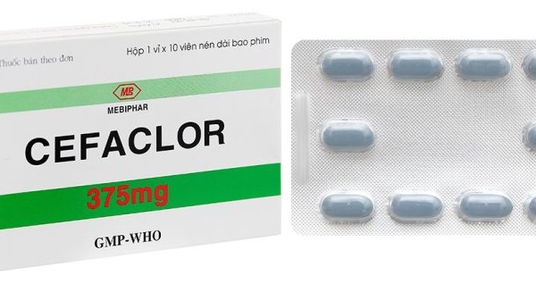 Thu hồi thuốc Cefaclor 375mg không đảm bảo chất lượng