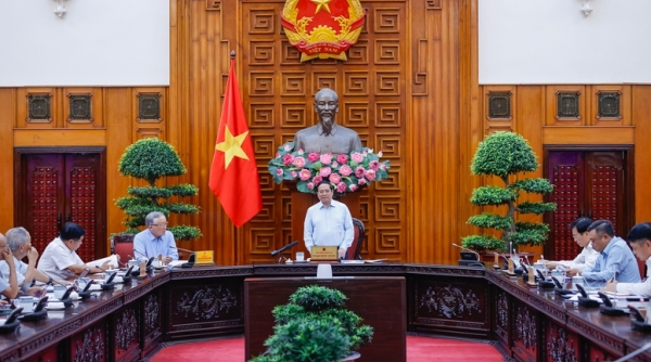 Thủ tướng Phạm Minh Chính chủ trì cuộc họp Thường trực Tiểu ban Kinh tế-xã hội Đại hội XIV của Đảng