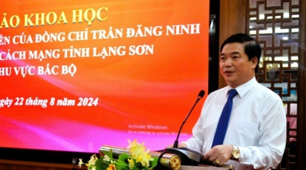 Lạng Sơn: Tổ chức Hội thảo khoa học “Hoạt động và cống hiến của đồng chí Trần Đăng Ninh với phong trào cách mạng tỉnh Lạng Sơn và khu vực Bắc Bộ”