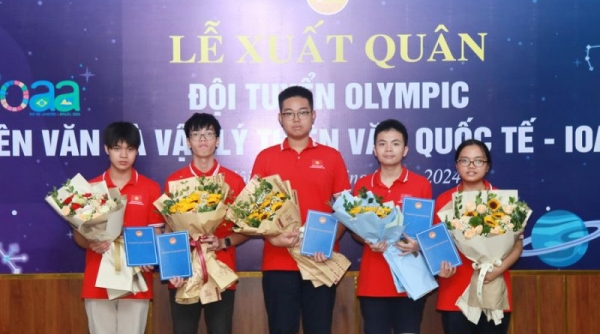 Việt Nam đạt thành tích 5 Huy chương tại Kỳ thi Olympic Thiên văn và Vật lý Thiên văn quốc tế 2024