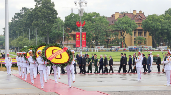 Lãnh đạo Đảng, Nhà nước vào Lăng viếng Chủ tịch Hồ Chí Minh nhân dịp 79 năm Quốc khánh 2/9