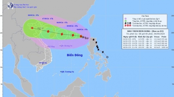 Nghệ An ra Công điện chủ động ứng phó với bão số 3 (bão YAGI)