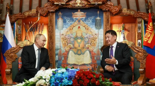 Tổng thống Putin: Nga và Mông Cổ duy trì mối quan hệ hữu nghị rất chặt chẽ