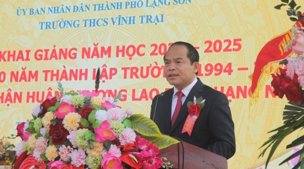 Lạng Sơn: Trên 200.000 học sinh phấn khởi bước vào năm học mới