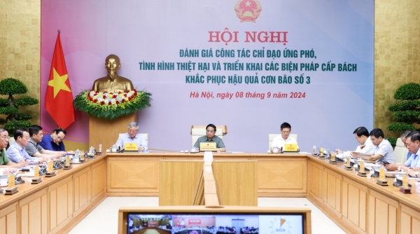 Bão số 3, tính đến 7h này 8/9, có 9 người chết, 187 người bị thương, 25 tàu xi măng và gỗ loại nhỏ bị chìm