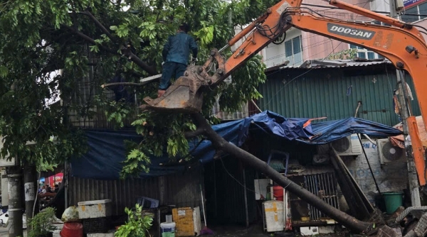 Vĩnh Phúc: Triển khai công tác tìm kiếm cứu nạn, hỗ trợ người dân khắc phục hậu quả mưa bão