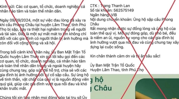 Cảnh báo Fanpage giả mạo để lừa đảo