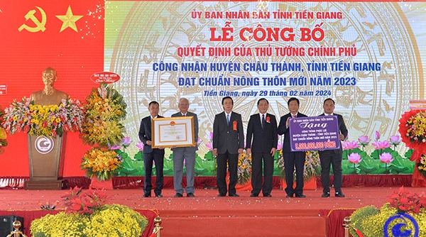 Tiền Giang: Châu Thành hướng đến huyện nông thôn mới nâng cao