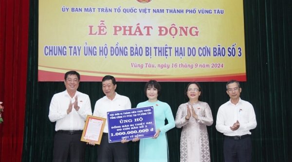 TP.Vũng Tàu: Nhiều cụ cao niên ủng hộ đồng bào bị bão lũ hàng chục triệu đồng