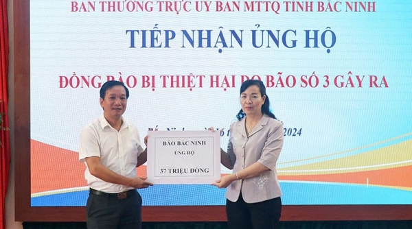 Bắc Ninh phấn đấu vận động 11 tỷ đồng hỗ trợ đồng bào bị thiệt hại do bão số 3 gây ra