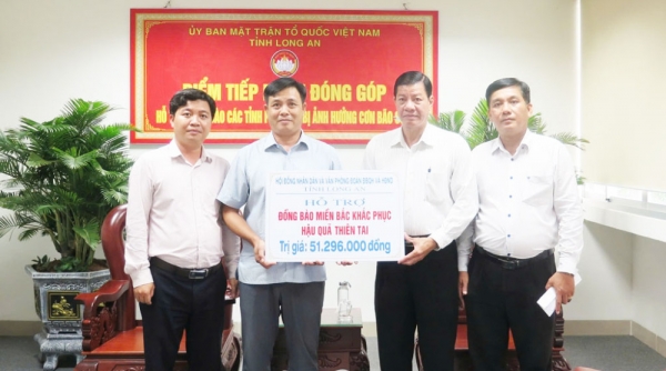 Long An: Đại biểu dân cử tỉnh hướng về đồng bào phía Bắc bị thiên tai