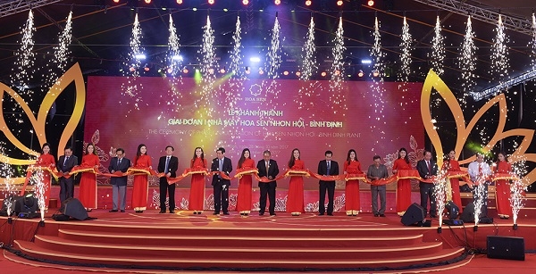 Tôn Hoa Sen: Khởi công giai đoạn 2 NM Hoa Sen Nhơn Hội (Bình Định)