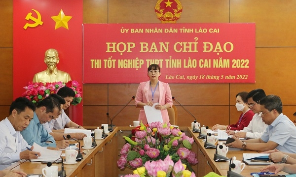 Lào Cai thành lập Ban Chỉ đạo Kỳ thi tốt nghiệp THPT năm 2022