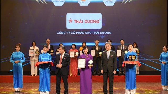 Sao Thái Dương vinh dự lọt Top 10 nhãn hiệu nổi tiếng – Nhãn hiệu cạnh tranh Việt Nam năm 2022