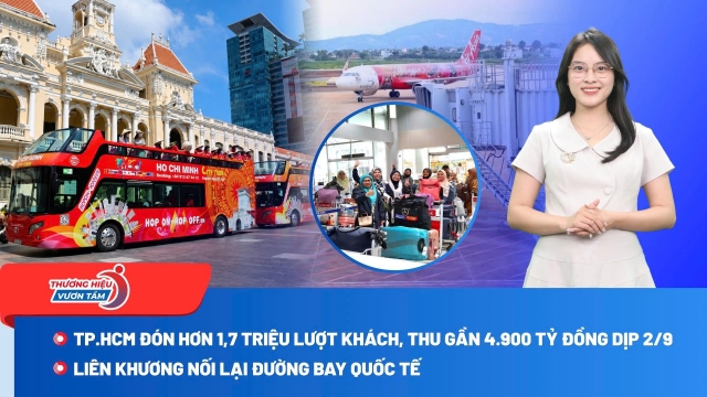 TP.HCM đón hơn 1,7 triệu lượt khách, thu gần 4.900 tỷ đồng dịp 2/9; Đồng Tháp chuyển điều tra vụ hơn 14 tấn bột giặt nghi xâm phạm nhãn hiệu