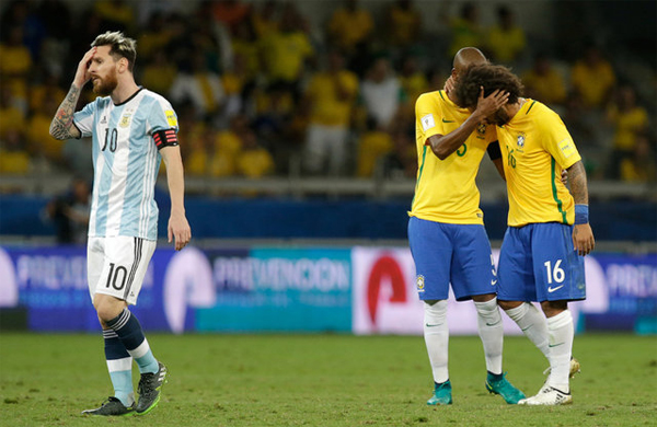 Brazil 3-0 Argentina: Neymar đại thắng khi đối đầu Messi - Hình 1