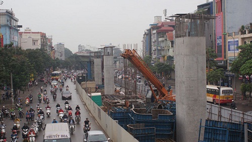 Chậm giao mặt bằng thi công đường sắt đô thị bị đòi phạt 40 triệu USD