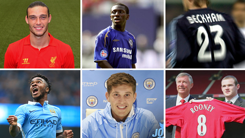 TOP 10 cầu thủ người Anh đắt giá nhất trong lịch sử chuyển nhượng