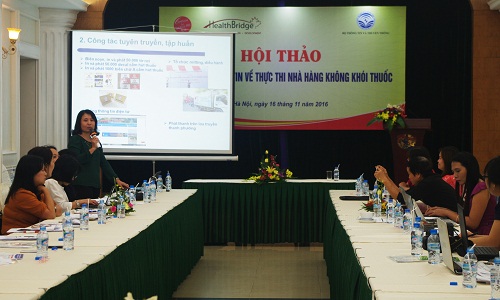 Hướng đến nhà hàng không khói thuốc