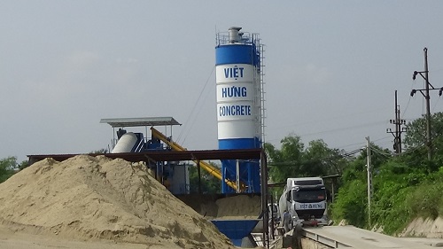 Phường Viên Sơn (TX. Sơn Tây, Hà Nội): Bất lực với trạm trộn bê tông không phép?