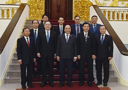 Thủ tướng Nguyễn Xuân Phúc tiếp Phó Thủ tướng Lào