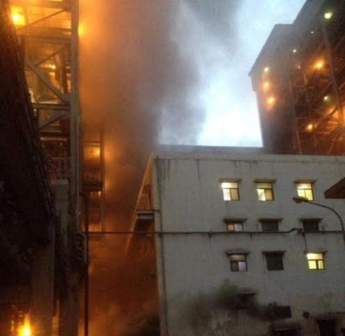 Nhà máy Nhiệt điện Cẩm Phả (Quảng Ninh): Bất ngờ cháy nghi ngút