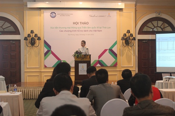 Hải Phòng: Hội thảo XTTM thông qua triển lãm quốc tế tại Thái Lan - Hình 2