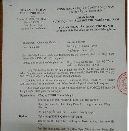 Ngân hàng TMCP Quốc tế Việt Nam: “Phớt lờ” lệnh tòa án? - Hình 1
