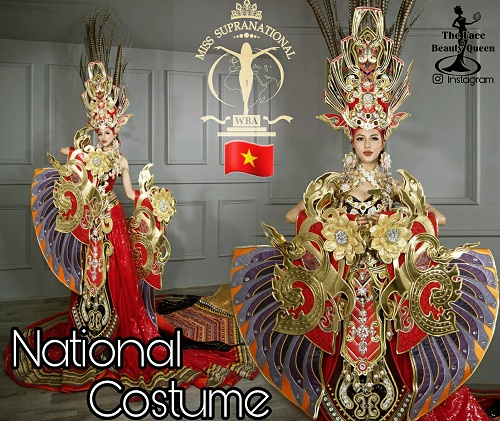 Việt Nam đạt danh hiệu “Trang phục dân tộc đẹp nhất” tại Hoa hậu Siêu quốc gia 2016 - Hình 1
