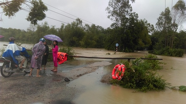 Quảng Nam: cháu 4 tuổi tử vong do bị lũ cuốn