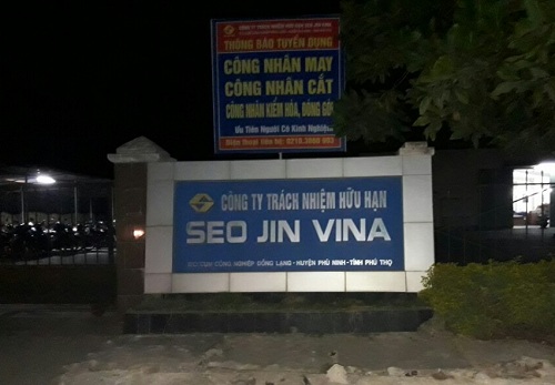 Phú Thọ: Công ty TNHH Seo Jin Vina nguy cơ phá sản, người lao động mất việc làm - Hình 1