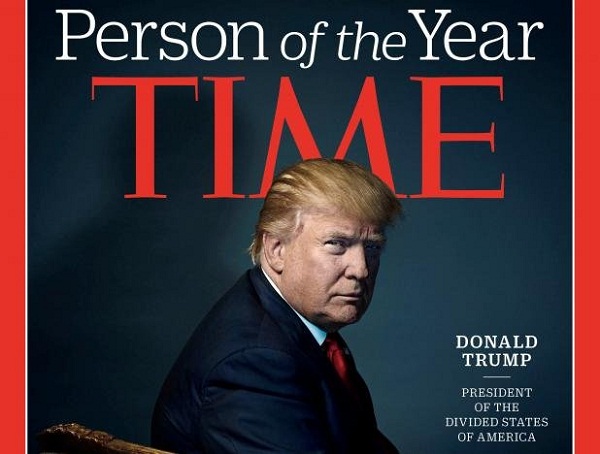 Tạp chí Time chọn ông Trump là “ nhân vật của năm” - Hình 1