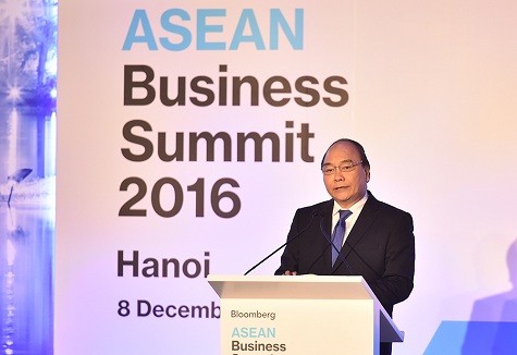 Thủ tướng Nguyễn Xuân Phúc dự hội nghị thượng đỉnh kinh doanh Asean 2016