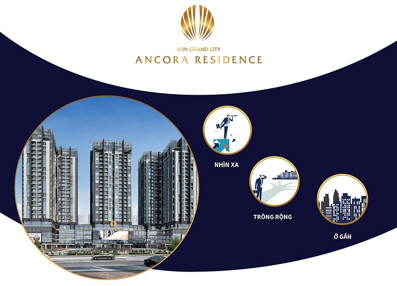 Căn hộ cao cấp bên Hồ Gươm Sun Grand City Ancora Residence: Nhìn xa, trông rộng, ở gần