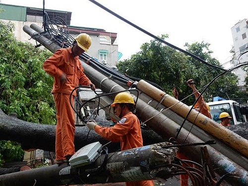 EVN chủ động ứng phó với áp thấp nhiệt đới