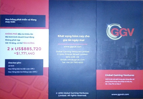 Kêu gọi đầu tư vào GGV: Huy động vốn trái luật dạng đa cấp biến tướng.