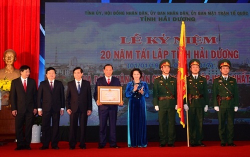 Hải Dương: Kỷ niệm 20 năm tái lập tỉnh và đón nhận Huân chương Độc lập hạng Nhất - Hình 1