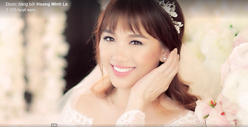 Cô dâu Hari Won đẹp hút hồn trong clip hậu trường chụp ảnh cưới - Hình 4
